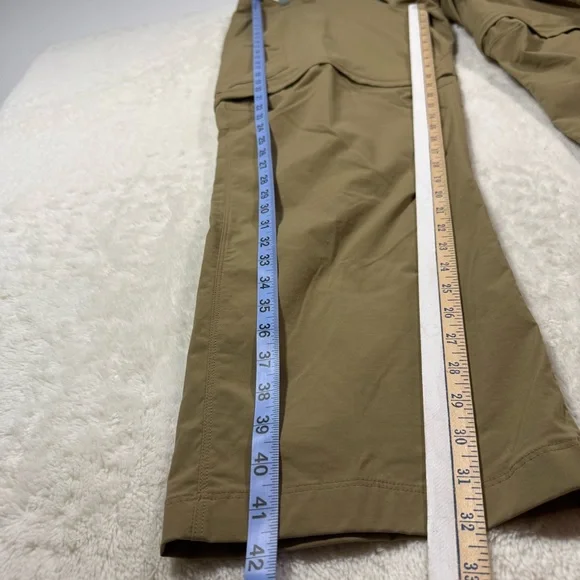 LL Bean Water-Resistant Cresta Hiking Zip-Off Pants Men’s 38x32 Beige Outdoor - Picture 8 of 8